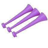 Pack 3 Trompetas Vuvuzelas de Plástico Resistente para Deportes con 120 dB