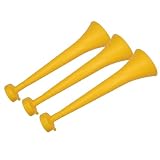 Pack 3 Trompetas Vuvuzelas de Plástico Resistente para Deportes con 120 dB