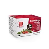 Ship - Té de Escaramujo con Hibisco en Caja de 25 Unidades - Propiedade Astringentes, Depurativas y Diuréticas - Alto Contenido en Vitaminas - Infusiones Variadas