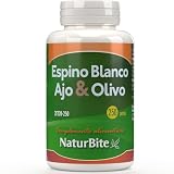 NaturBite Espino Blanco, Ajo y Olivo, 250 perlas | Aceites macerados de espino blanco y ajo, combinados con aceite de oliva.