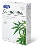 CANNABIBEN ® Cápsulas | Con Aceite de Cáñamo + Canela + Vitaminas B1, B6, B12, D y E | 1 toma al día