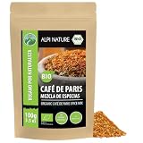 Alpi Nature Especias Picantes Café de París Orgánicas 100g, Condimento Francés, Especias de Chile