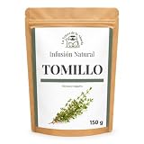 Tomillo para Infusión 150 g a Granel – La Tetera de la Abuela | Para infusión y cocina – Un solo ingrediente, sin mezclas – Para guisos, asados y aliños de siempre