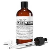 MUNUSNA Aceite Esencial Lemongrass 100 ml, para Dolor Muscular