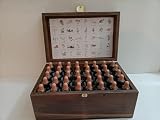 KIT DE FLORES DE BACH de 10ml, 38 Flores + 2 Rescate en CAJA MADERA- HealingHerbs.