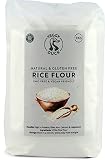 Veggy Duck - Harina de Arroz Blanco (1Kg) | Natural | Sin Gluten | Made in Italy | Apta para Veganos | Sin OGM | Ingrediente versátil | Rica en fibra y minerales | Perfecta para varias recetas