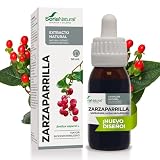 Extracto de zarzaparrilla en gotas, 50 ml, Soria Natural | Eliminación de líquidos - Drenante - Depurativo - Origen natural - Regulación hídrica