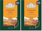 Ahmad Tea Ceylon Té negro, hojas sueltas 500g (Paquete de 2)