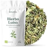 REPLANTEA Infusión de Hierba Luisa Ecológica 100g | Hojas Cortadas para Infusion | Té Digestivo y Relajante | Aroma Intenso a Limón | Aloysia Citriodora a Granel