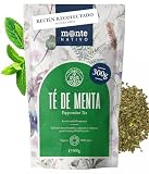Infusión de menta piperita Monte Nativo 300 g - Hojas de menta | Suavemente cortadas y secas - Para preparación de té o inhalaciones - Relajante y deliciosa - Menta sin aditivos
