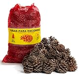 FlashPrix Piñas Naturales Secas Ideales para Decoración del Hogar, Adornos, Manualidades y Bricolaje, 32L