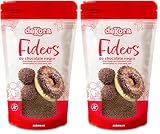 dekora Fideos de Chocolate 100 g – Topping sin gluten, Decoración comestible para Tartas, Postres y Cupcakes – Sprinkles de Cacao para Repostería Creativa (Paquete de 2)