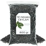 Té Negro Ceylan 800g | Con Sabor Intenso y Equilibrado, Destaca por su Aroma Fresco y su Carácter Tradicional con Notas Ligeramente Cítricas