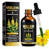Extracto de hoja de gordolobo para los pulmones, gotas de gordolobo, extracto de hoja de gordolobo premium de apoyo para la limpieza de las vías respiratorias