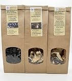 La Conservera del Prepirineo | Pack Degustación de Setas Silvestres Deshidratadas | Trompeta Negra, Boletus Edulis y Mezcla Premium | 3 x 30 g | Ideal para Risottos, Guisos y Salsas